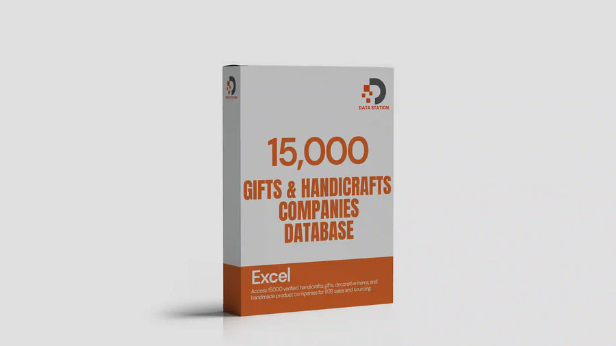 15,000 Gifts & Handicrafts Companies Database