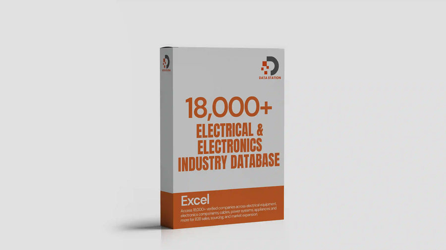 18,000+ Electrical & Electronics Industry Database