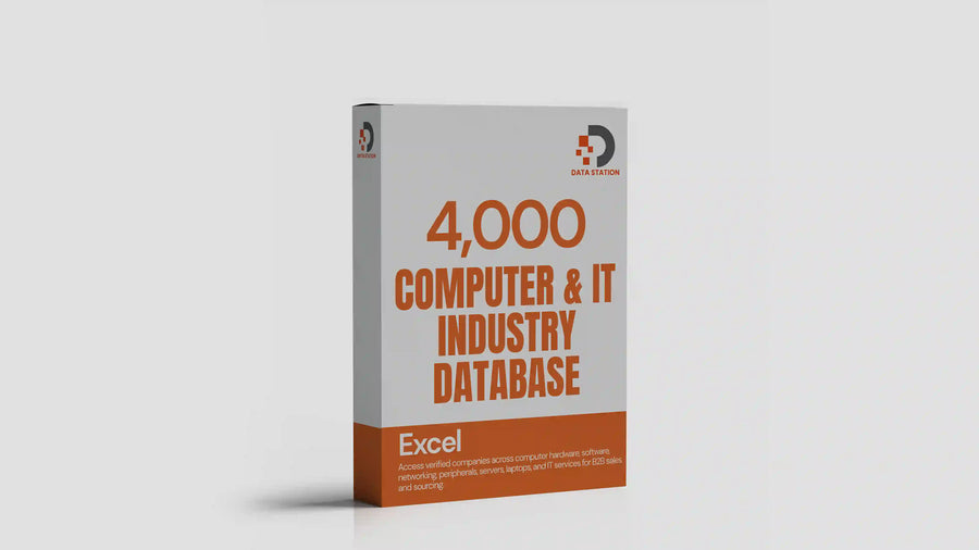 4,000 Computer & IT Industry Database