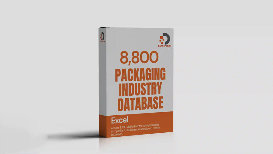 8,800 Packaging Industry Database